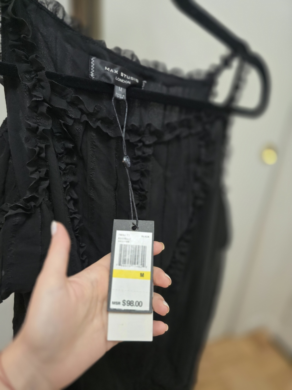 Max StidioMax  Ruffle-Trim Cold-Shoulder Blouse - Picture 2 of 4